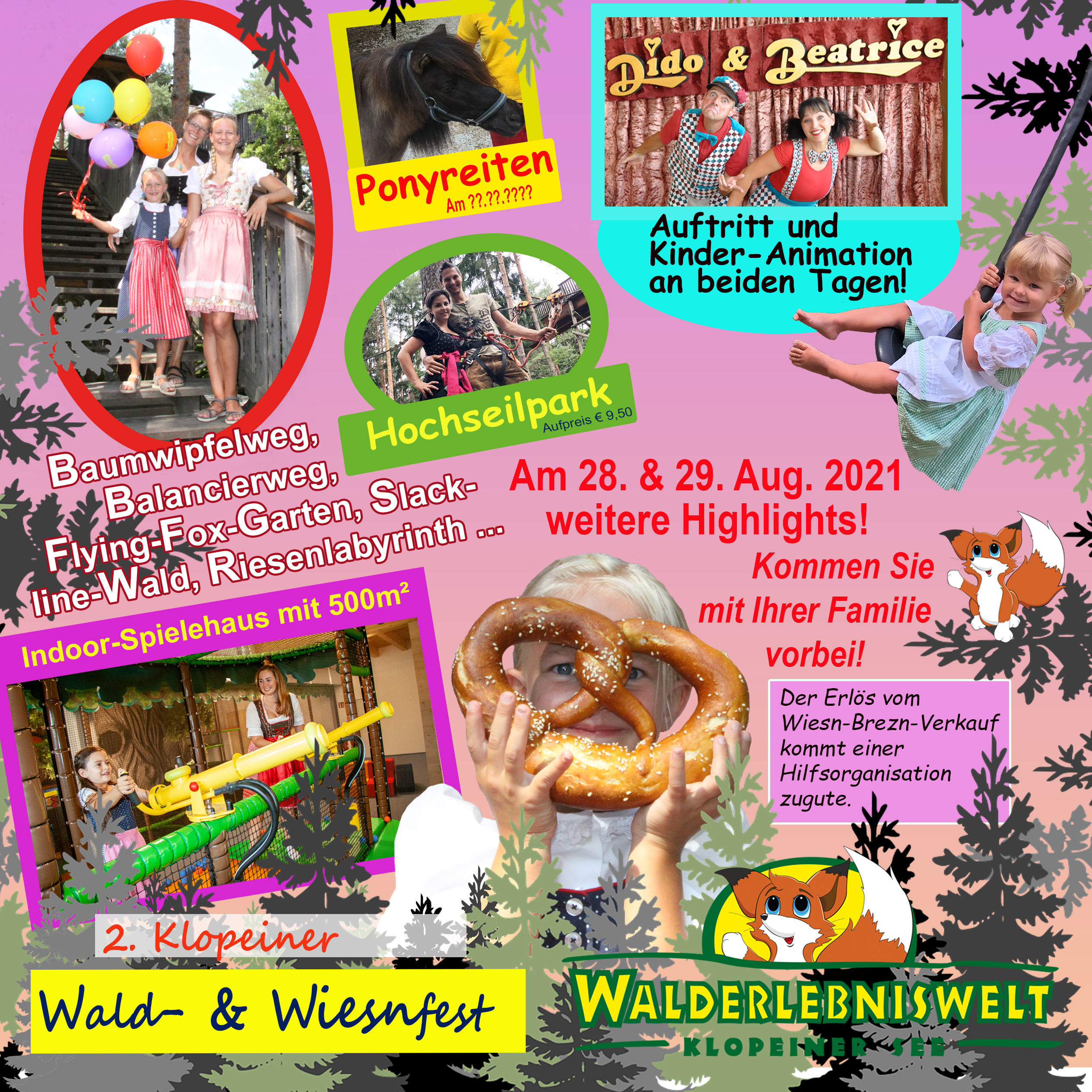 Klopeiner Wald- & Wiesnfest – Walderlebniswelt – Programm