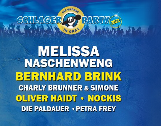 Schlagerparty in Graz - LineUp & Bands Bild: oeticket.com