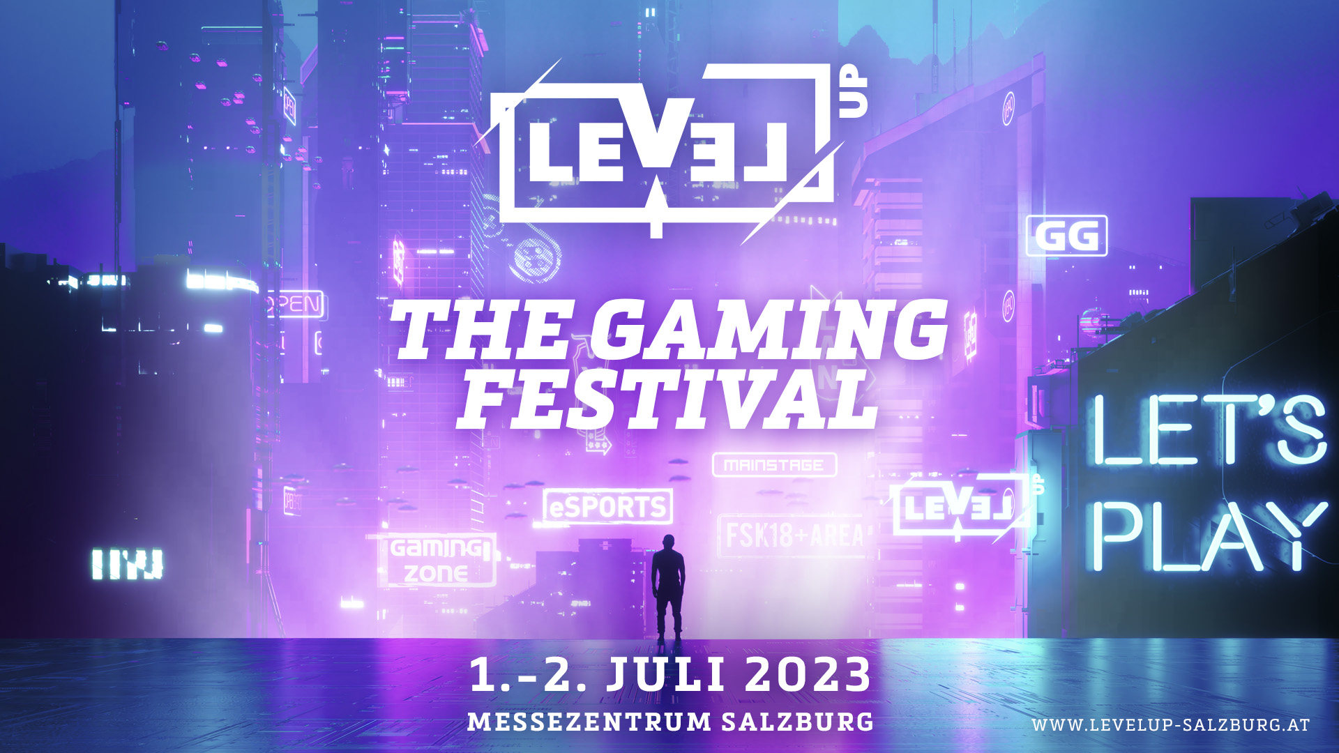 LEVEL UP – The Gaming Festival – Salzburg Messezentrum